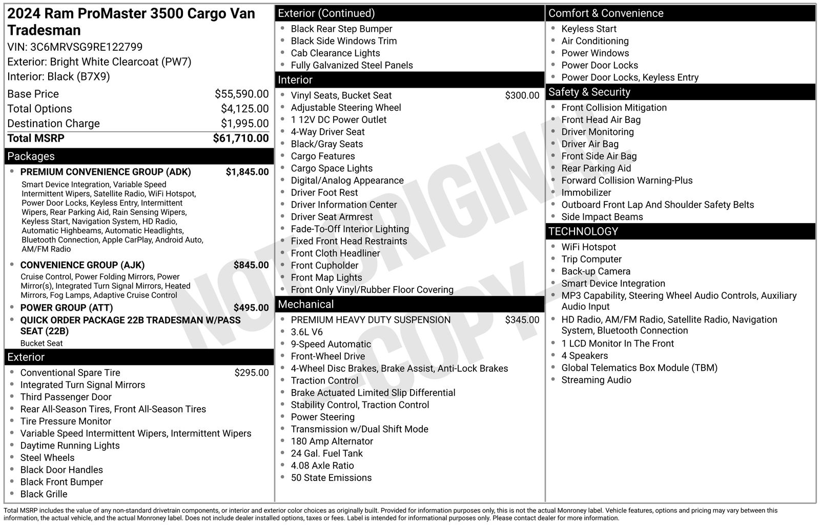 ram promaster cargo van 2024 3C6MRVSG9RE122799 image ram promaster cargo van 2024 3C6MRVSG9RE122799 image